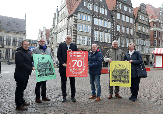 Ankündigung der 70. Bürgerpark-Tombola Ankündigung der 70. Bürgerpark-Tombola